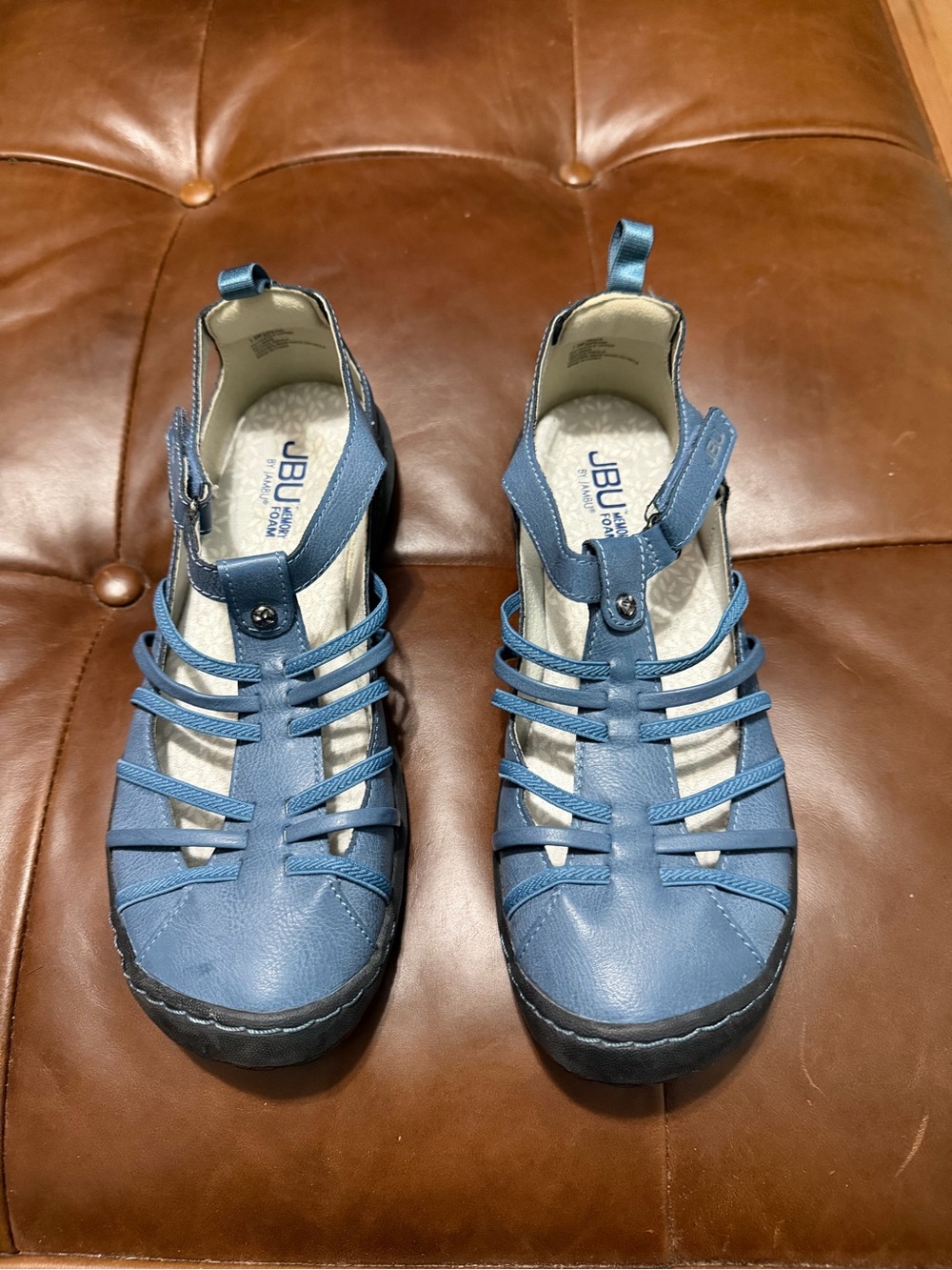 JBU Navy Multi-Strap Comfort Sandals